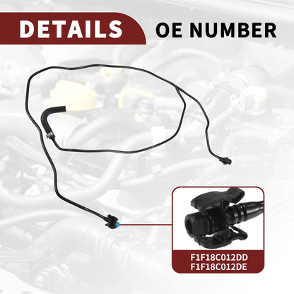 Radiator Hose for Ford Focus MK3 2014-2023 - Black 1 x Piece