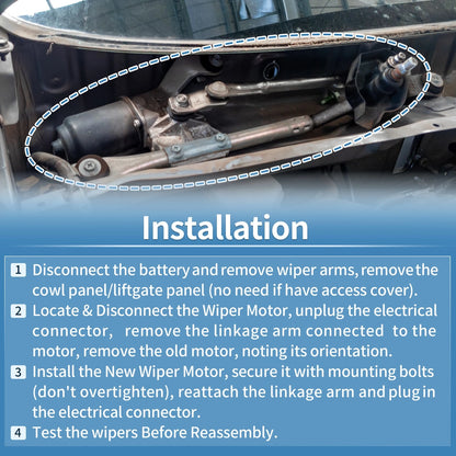 Front Windscreen Wiper Motor for Land Rover Freelander 2 (2006-2014)