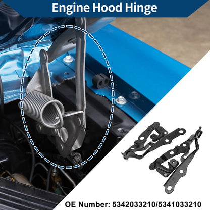 Hood Hinges 1 Pair for Lexus ES350 (2007-2012)
