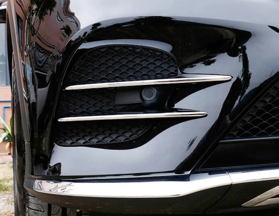 Front Fog Light Grilles Cover Trim for Mercedes-Benz GLC X253 (2016-2019)