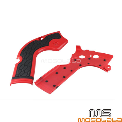 X-Grip Frame Guards Protectors for Honda CRF250R CRF450R (2013-2016) Red Pair