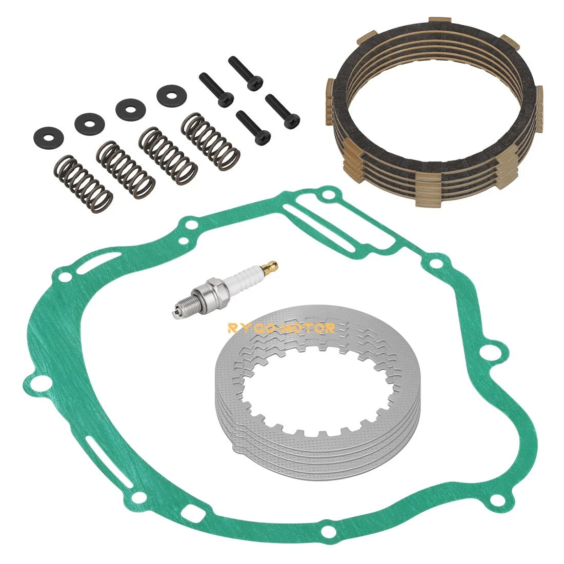 Clutch Friction Plates for Yamaha TT-R125 TTR125 L E LE (2000–2023)