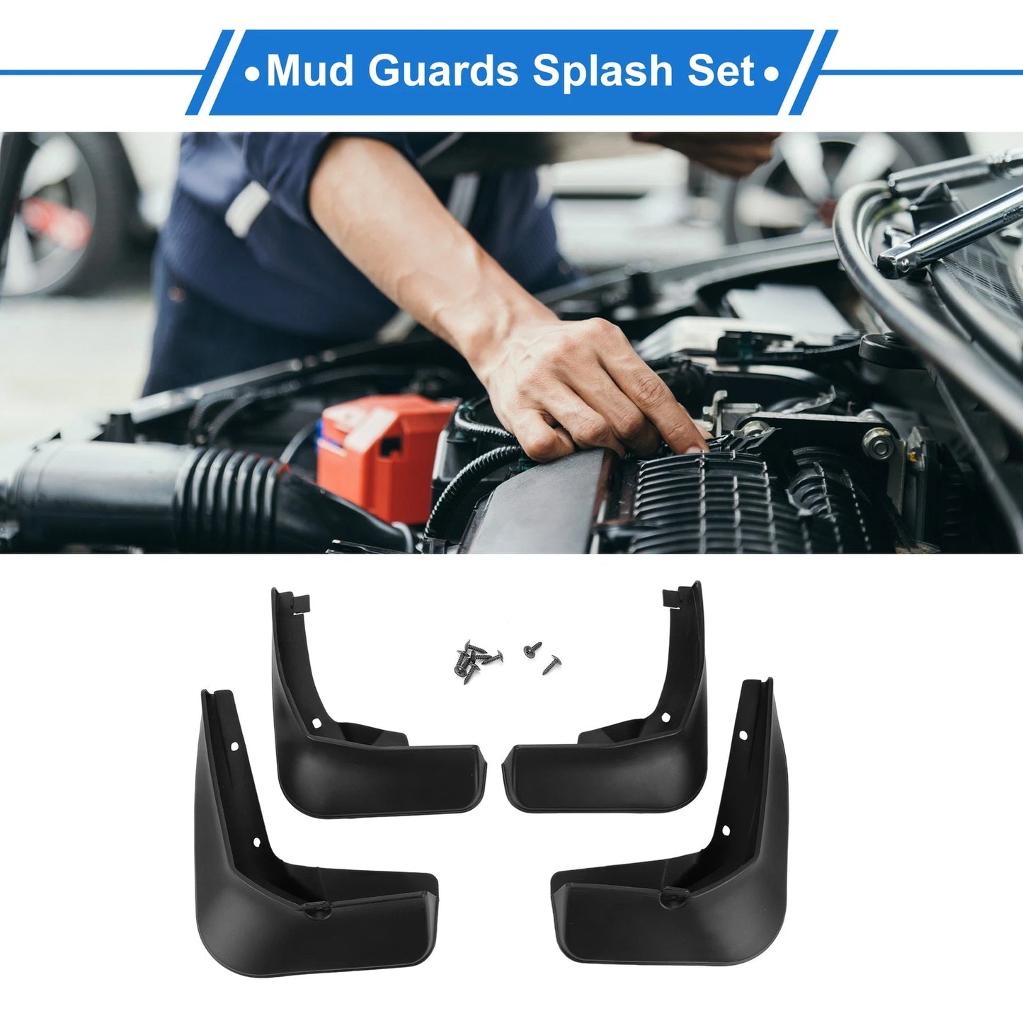 Mud Flap Splash Guards for Ford Taurus (2015-2019)