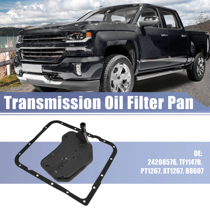 Set Transmission Filter Oil Pan Gasket Kit for Chevrolet Silverado
