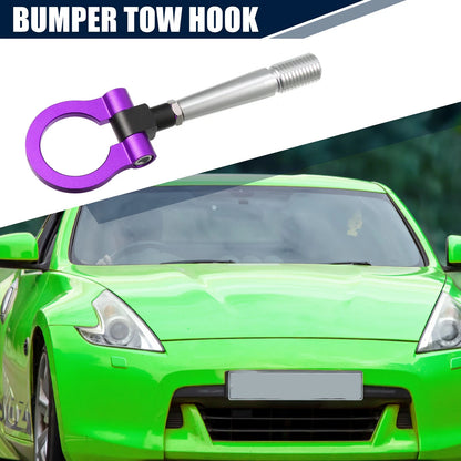 Purple Round Front Rear Bumper Tow Hook Eye Screw for Nissan