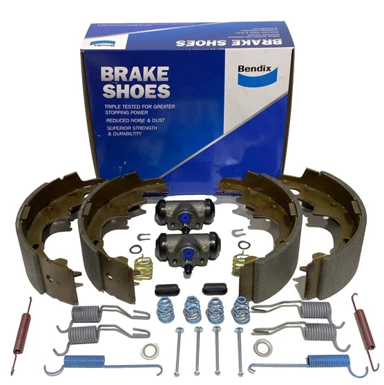 Rear Brake Shoe Drum Overhaul for Jeep Wrangler TJ (1997–2006)