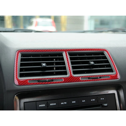 Carbon Fiber Central Air Vent Outlet Trim Cover for Dodge Challenger (08-14)