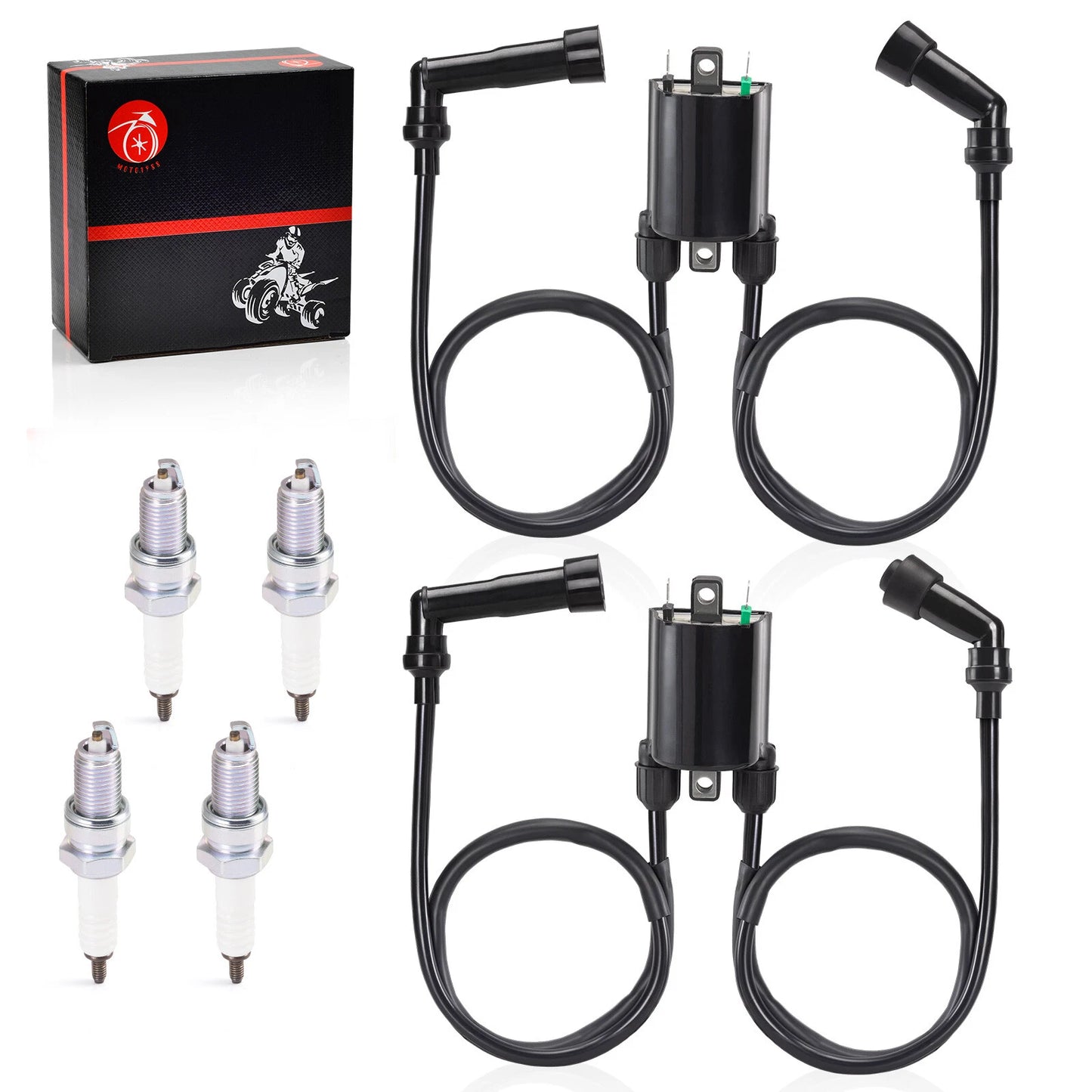 Ignition Coil + Spark Plug for Kawasaki Vulcan VN 1600 Classic/Nomad/Mean Streak