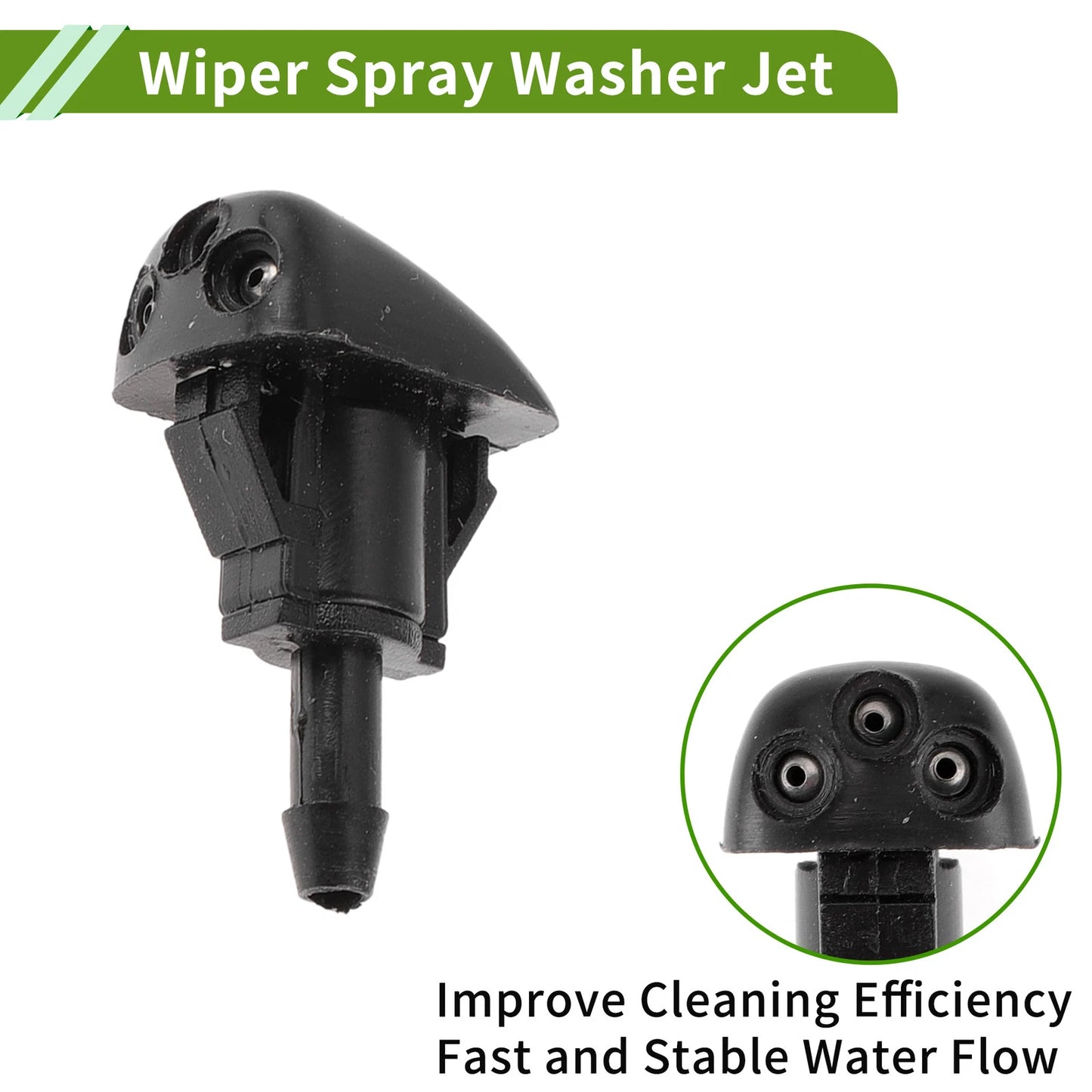 Windshield Washer Nozzle & Hose Connector for Honda (2006-2011)