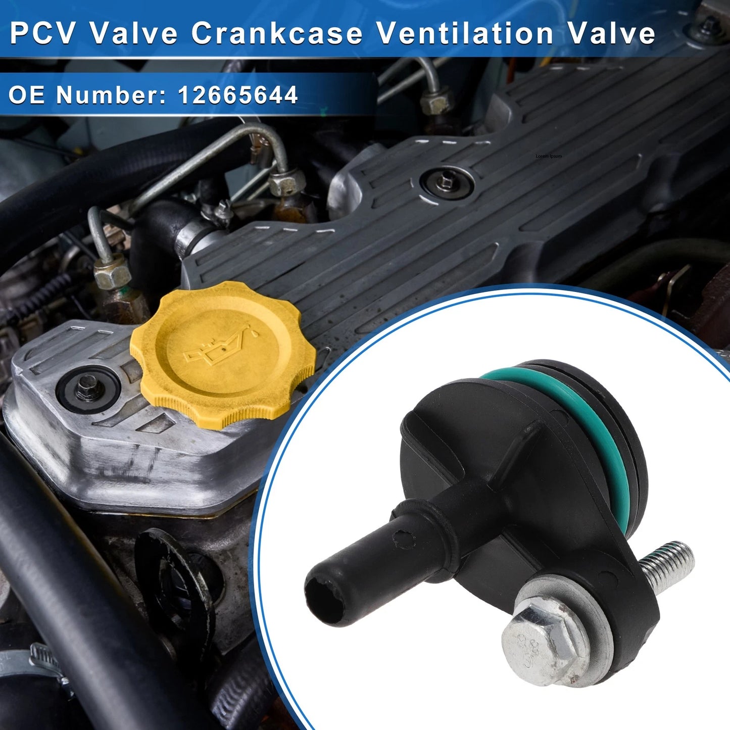 PCV Valve Exhaust Control Crankcase Ventilation for Chevrolet Trax