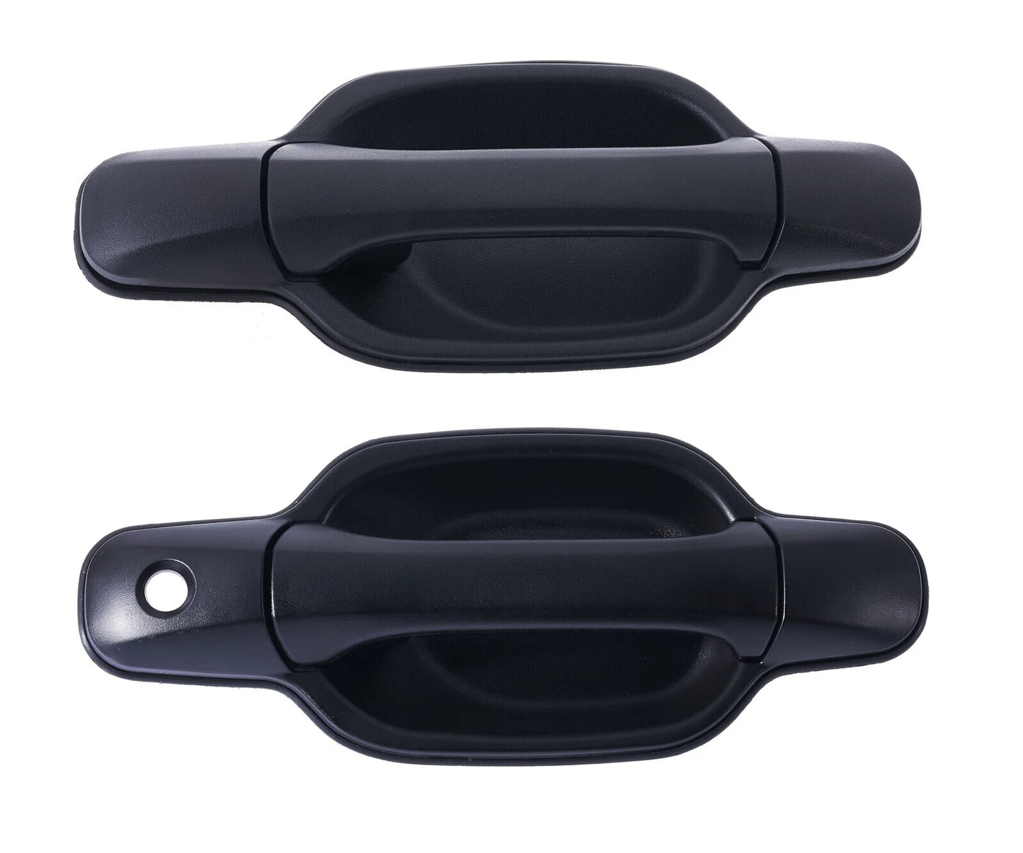 2 x Front Left & Right Outer Door Handles Black for Isuzu D-Max (2006-2012)