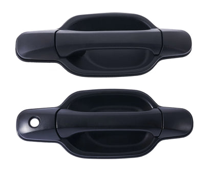 2 x Front Left & Right Outer Door Handles Black for Isuzu D-Max (2006-2012)