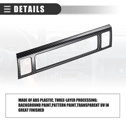 Center Control Panel Cover Trim for Honda Ridgeline (2017-2023) Black