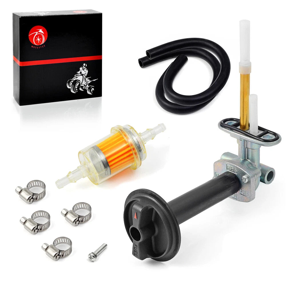 Fuel Valve Petcock & Lever Screw for Kawasaki Prairie (1999–2002)