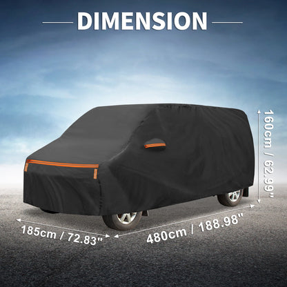 Waterproof Aluminum Film Cotton Car Cover for Toyota Noah
