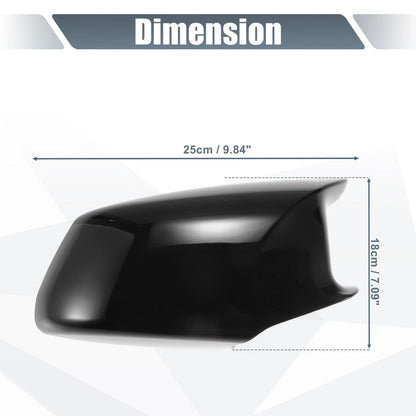 Rearview Mirror Cover Cap Gloss Black for BMW F10 F11 F18 528i 530i 535i 550i