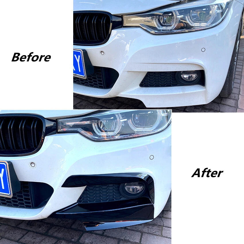Front Bumper Upper Trim Air Vent Cover for BMW F30 F31 (2012-2018) Gloss Black
