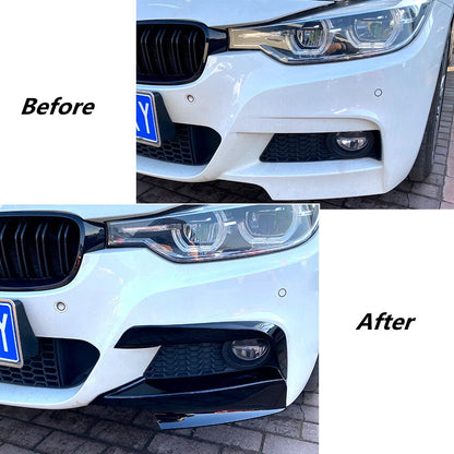 Front Bumper Upper Trim Air Vent Cover for BMW F30 F31 (2012-2018) Gloss Black