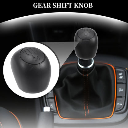 5 Speed Manual Gear Shift Knob for Fiat Ducato (1994-2006) Black Plastic