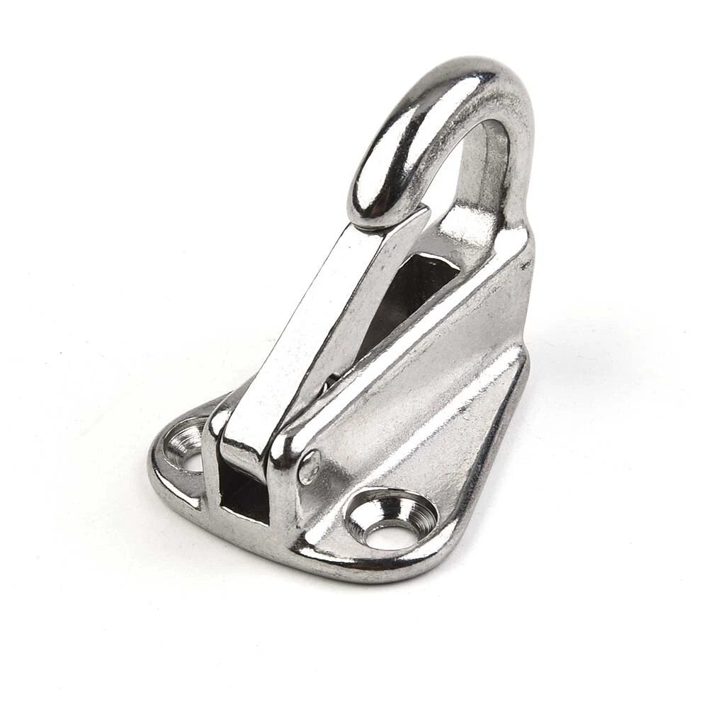 2 x Marine 316 Stainless Steel Spring Snap Fending Hook Fender Boat Hardware