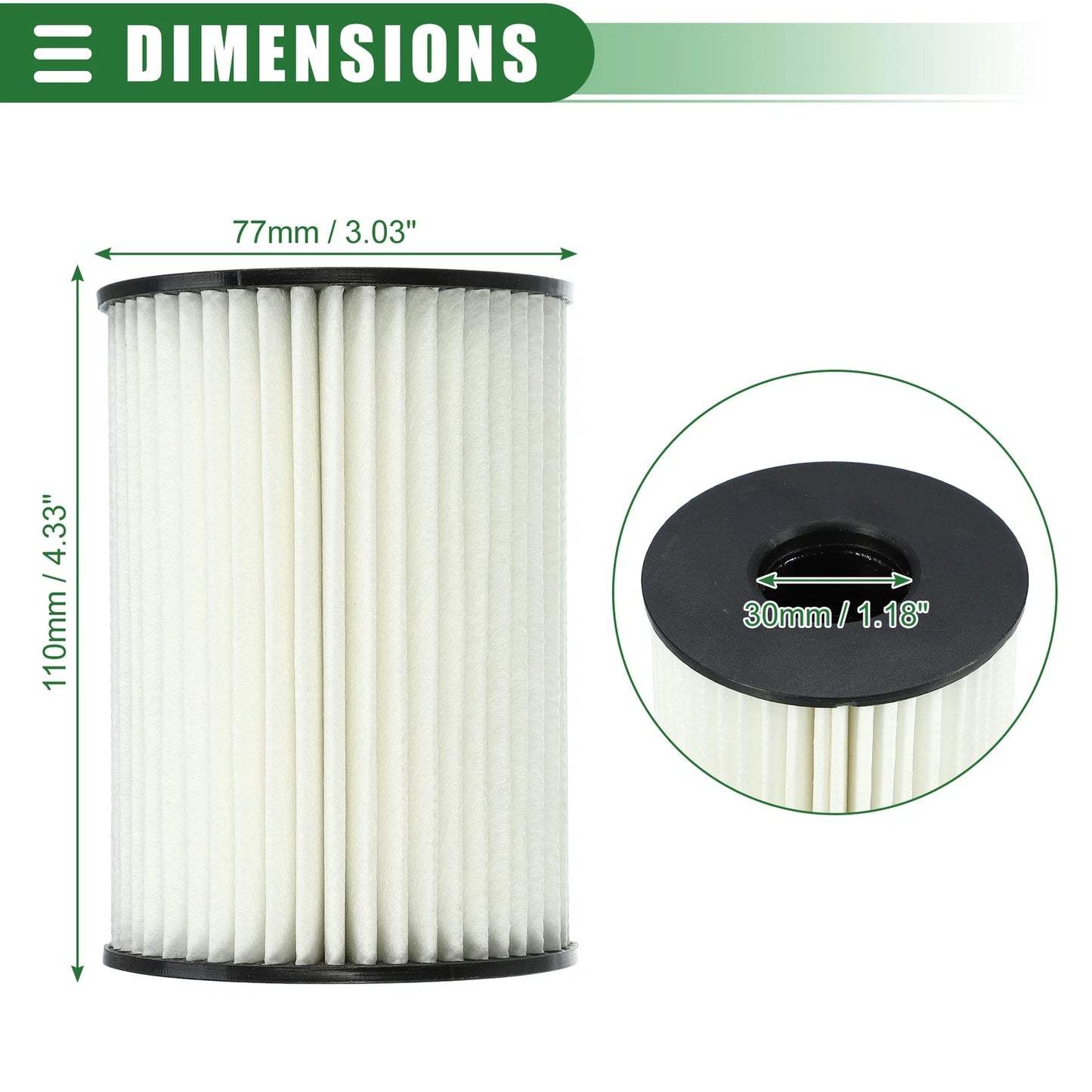 Engine Oil & Fuel Filter Set for BMW 550i (2010-2016)