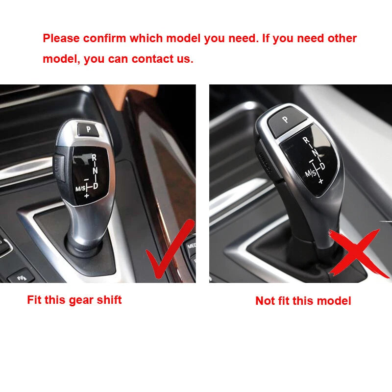 Carbon Fiber Automatic Gear Shift Knob Panel Kits fit For BMW F20 F22 F30 3