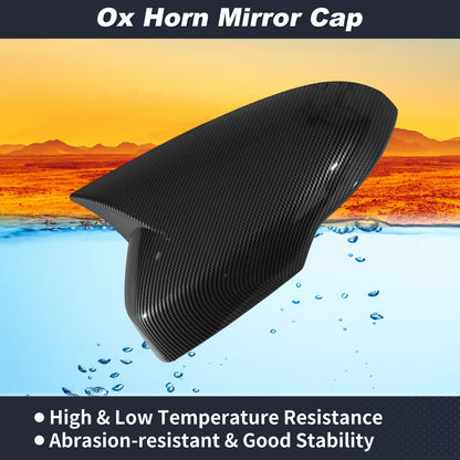 Left Right Ox Horn Rearview Mirror Covers for Honda CRV (2023-2025)