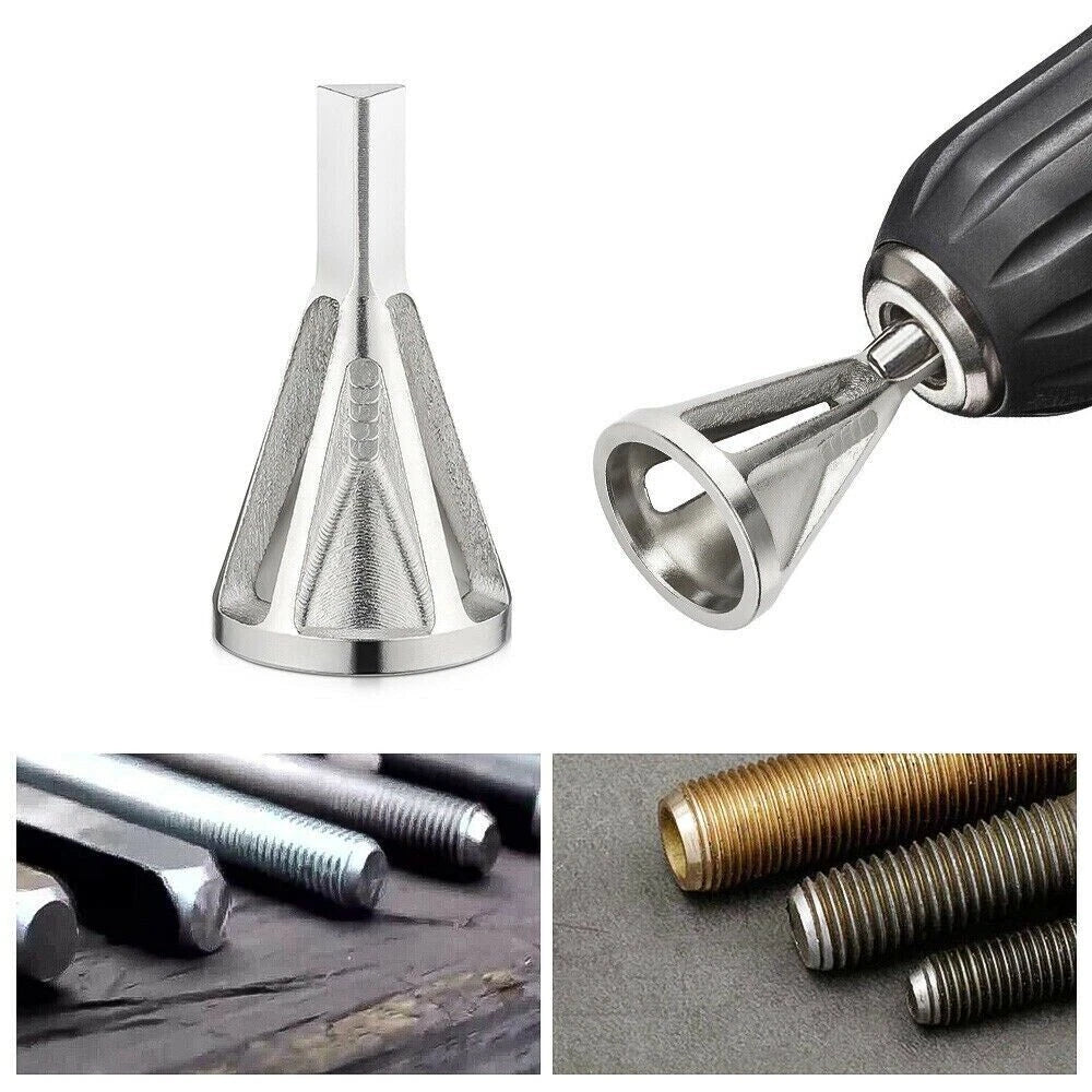 Stainless Steel Burr Removal Tool for Drill Bit Deburring External Chamfer