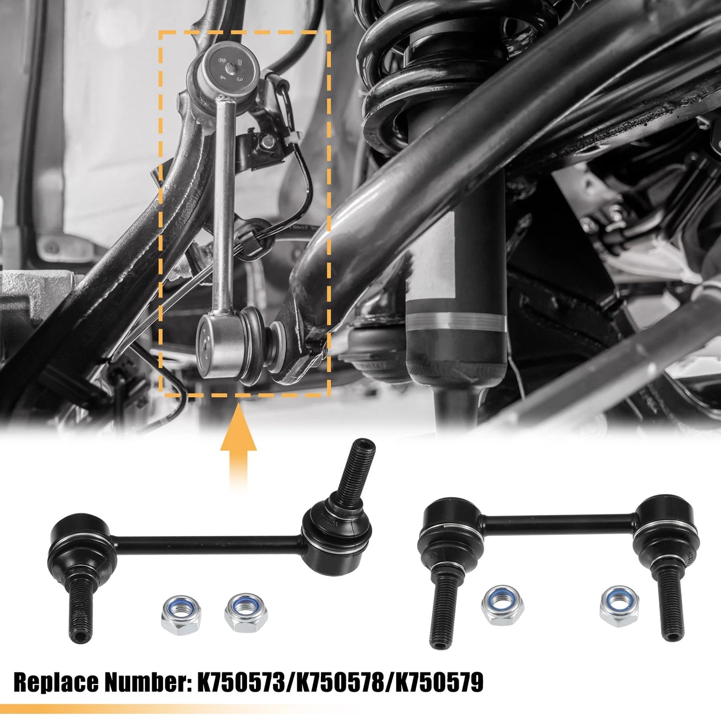 4 x Sway Bar Links for Jeep Grand Cherokee (2011)