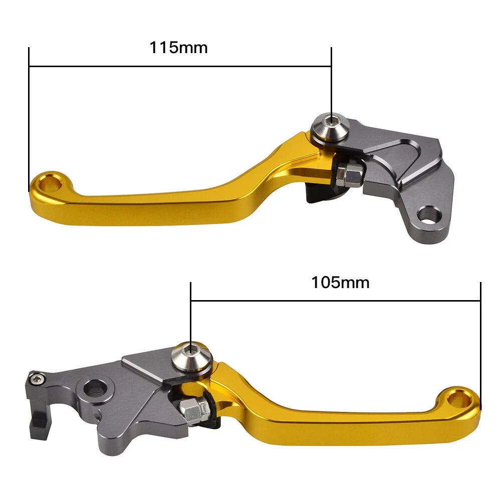 Pivot Brake Clutch Lever Set for Suzuki DRZ 400S SM (2000-2021) DR250R (1997-2000)