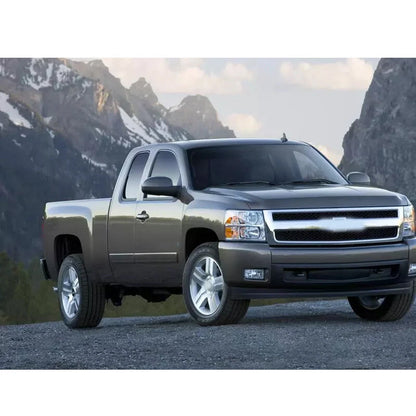 Gloss Black Mirror Cover Caps for Chevy Silverado/GMC Sierra (2007-2013)