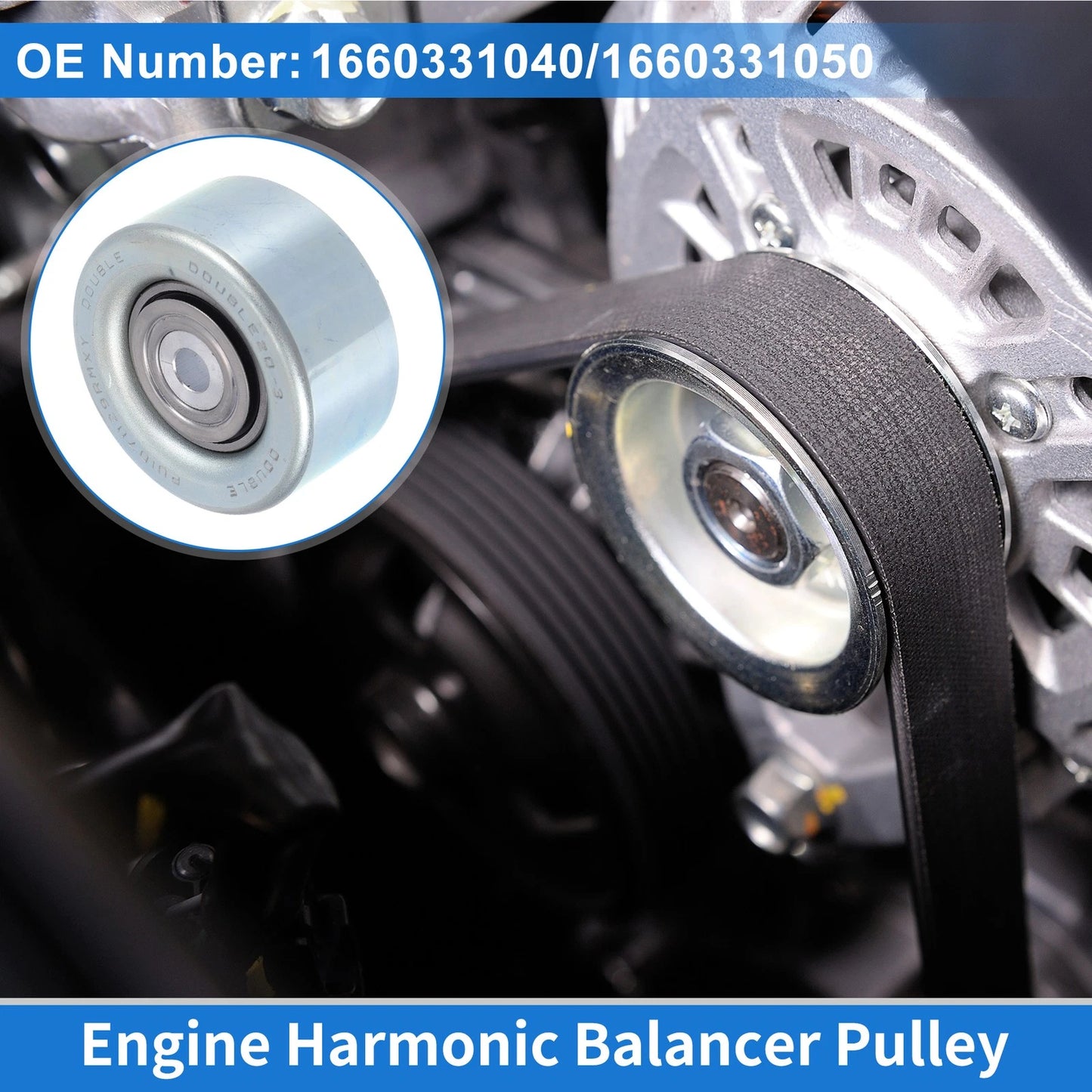 Drive Belt Idler Pulley / 1 Pc for Toyota 4Runner (2003–2009)