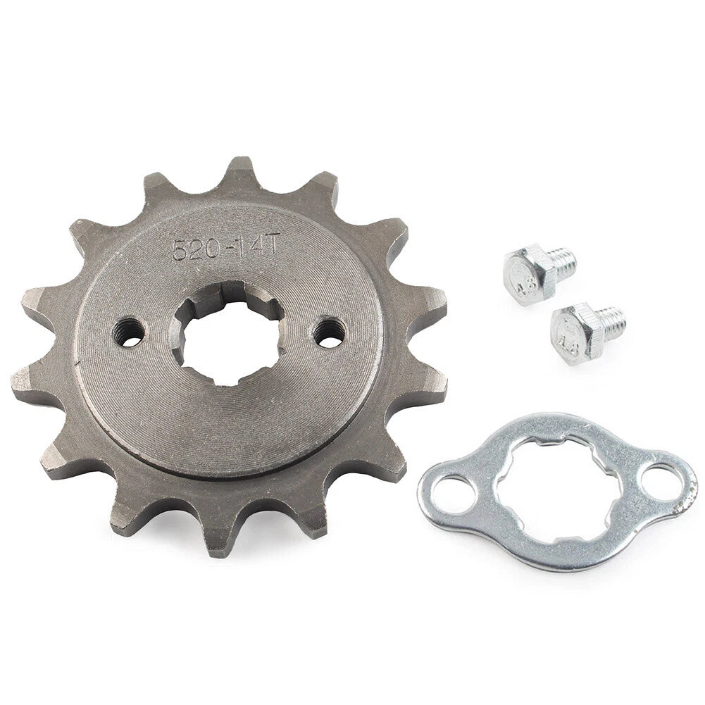14T Front Sprocket Cog for 125cc-250cc Dirt Pit Bike ATV Go Kart