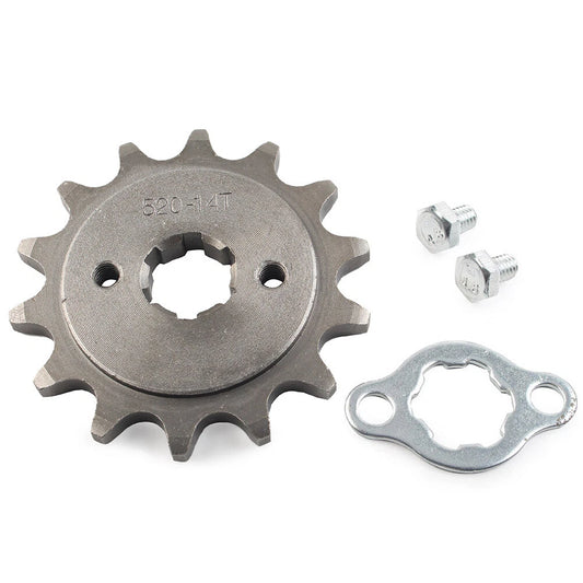 14T Front Sprocket Cog for 125cc-250cc Dirt Pit Bike ATV Go Kart