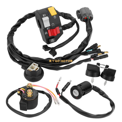 Handlebar Key Starter Relay Switch for Honda TRX300EX Sportrax (1993–2006)