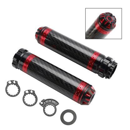 7/8" Carbon Motorcycle Handlebar Grips for Cub