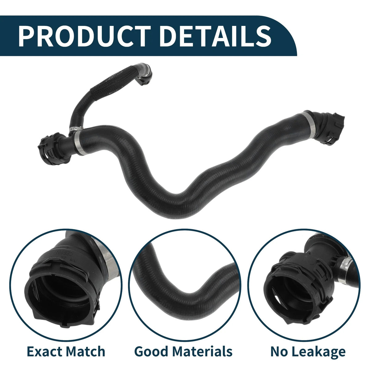 Radiator Hose for BMW X4 2020-2022 Rubber Coolant Pipe (2020-2022)