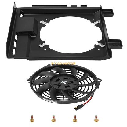 Radiator Cooling Fan & Shroud Assembly for Polaris Sportsman 400 (2001–2004)