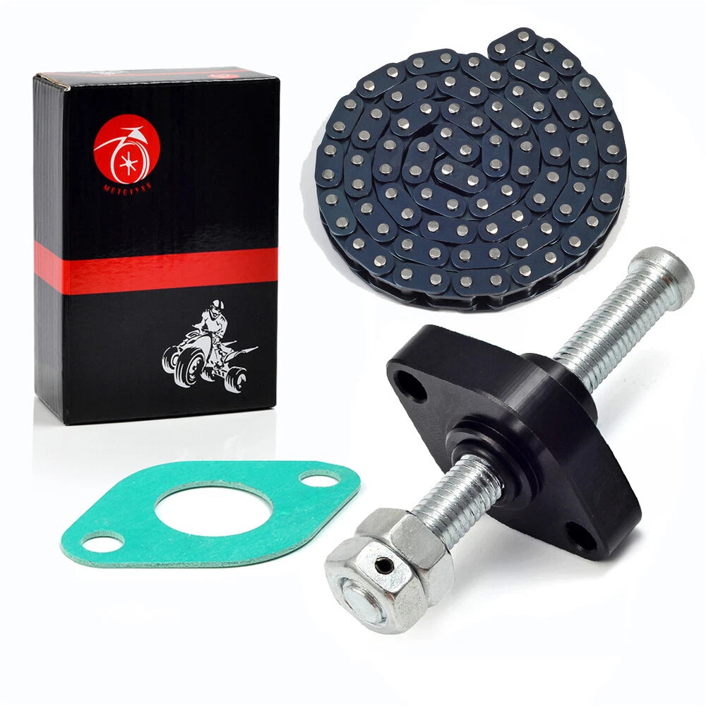 Cam Timing Chain & Manual Tensioner for Kawasaki Bayou 300 KLF300 (1986–2004)