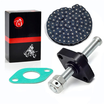 Cam Timing Chain & Manual Tensioner for Kawasaki Bayou 300 KLF300 (1986–2004)