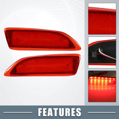 Rear Bumper Reflector LED Brake Tail Lights for Toyota Corolla (2014-2019)