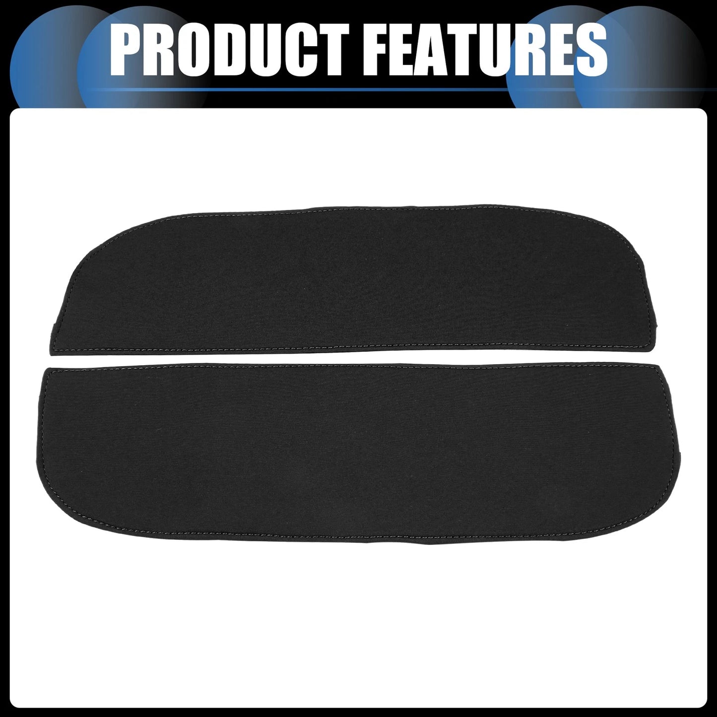 Armrest Protector Covers  for BMW X5 X6 (2010-2018) Neoprene Black