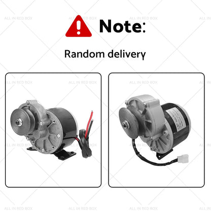 12V 250W Low Noise Geared Motor Pulley for Universal Applications
