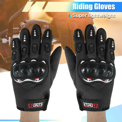 1 Pair Riding Gloves Liners for Motorcycle All Finger Gloves Black