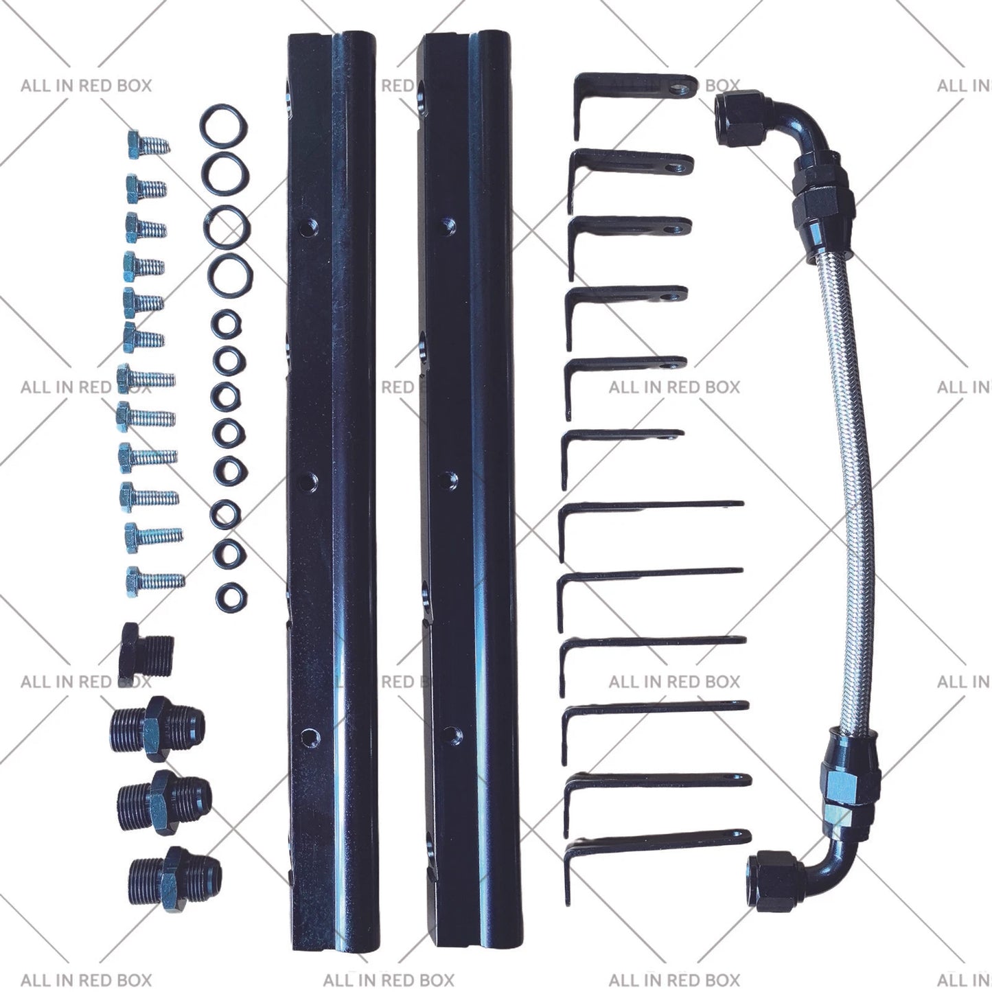 Intake Manifold Fuel Rail Set for Chevy GM LS1 LS2 LS6 (2001-2009)