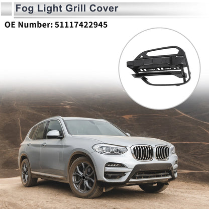 Front Left Fog Light Grill for BMW X3 (2018-2021)
