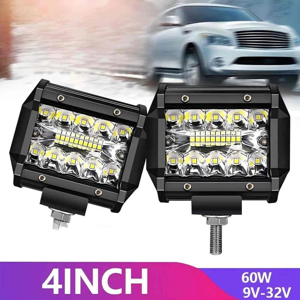 LED Work Light Bar 60W for Truck SUV ATV Offroad Vehicle