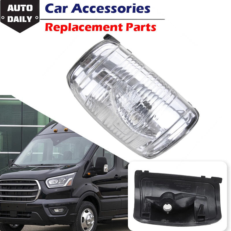 Clear Side Mirror Turn Signal Light Lens for Ford Transit Cargo (2015-2021)