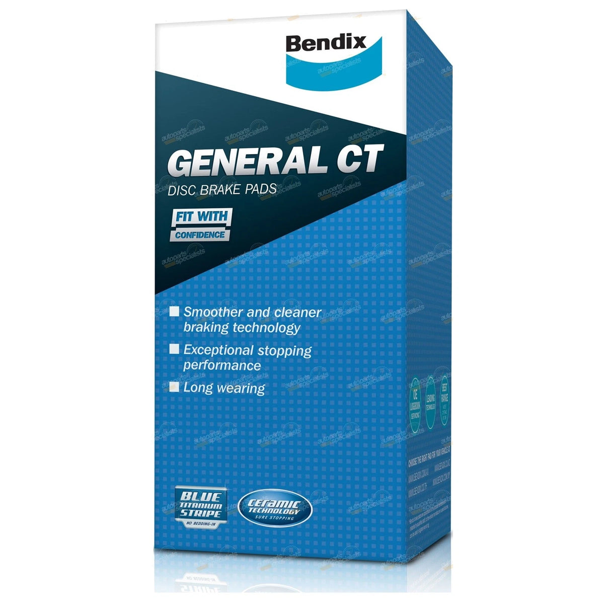 GCT Front Disc Brake Pads Set for Toyota Prius NHW20R Hybrid (2003–2009)