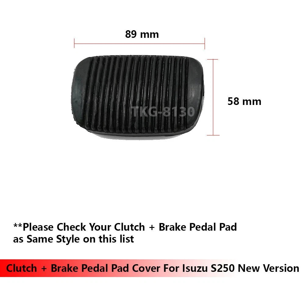 Clutch Brake Pedal Pad Cover for Isuzu S250 (2021-2023)